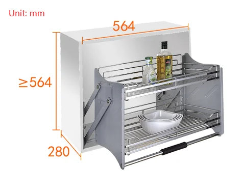 Pull-Down Storage Rack