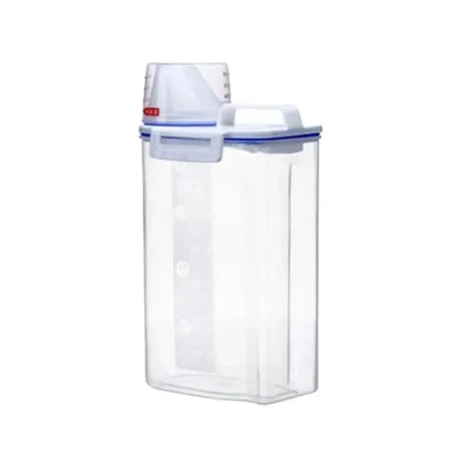 Food Storage Canister With Measuring Cup