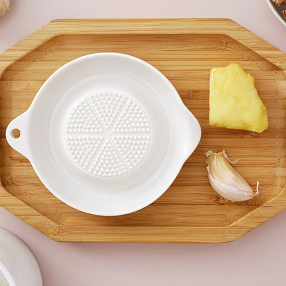 Ceramic Garlic Grater Plate