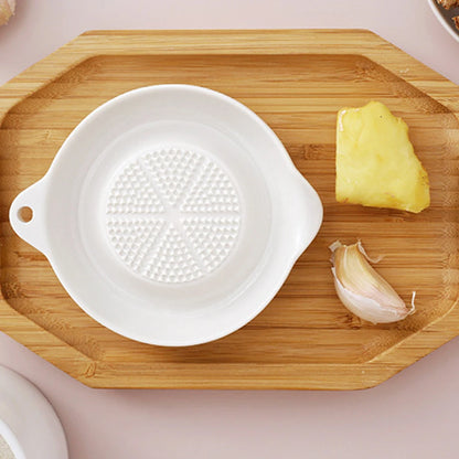 Ceramic Garlic Grater Plate