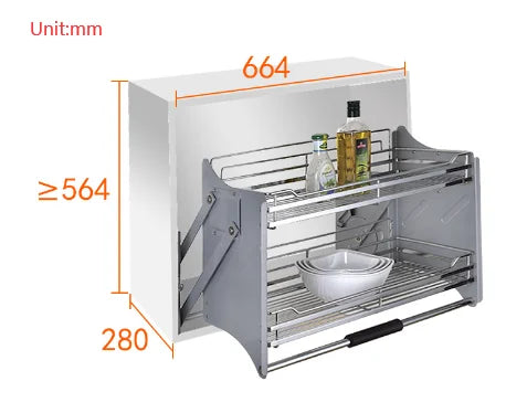 Pull-Down Storage Rack