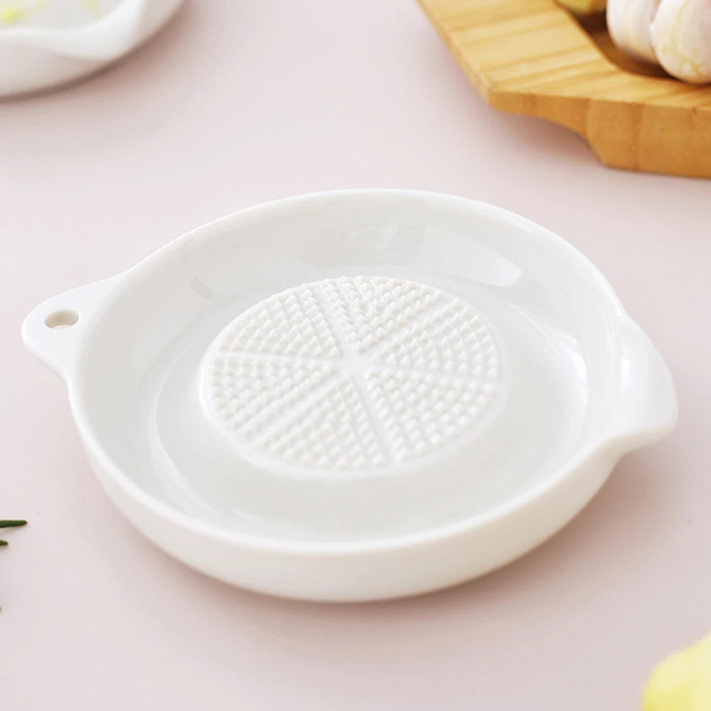 Ceramic Garlic Grater Plate
