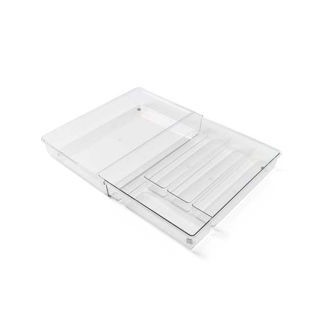 Clear Expandable Cutlery Tray