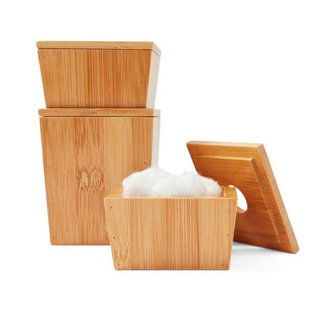 Set of 3 Bamboo Organisers