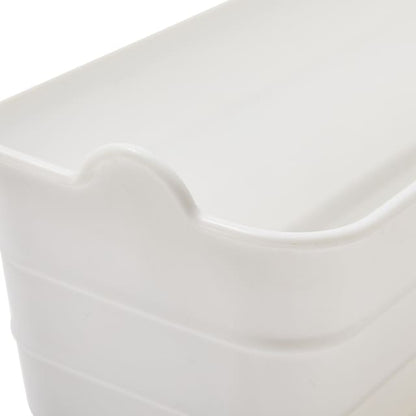 2 Pack Narrow Flex Trays - White