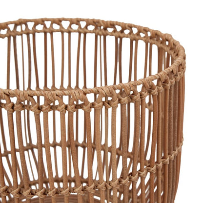 Rattan Look Pot Holder with Stand