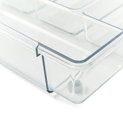 Clear Expandable Cutlery Tray