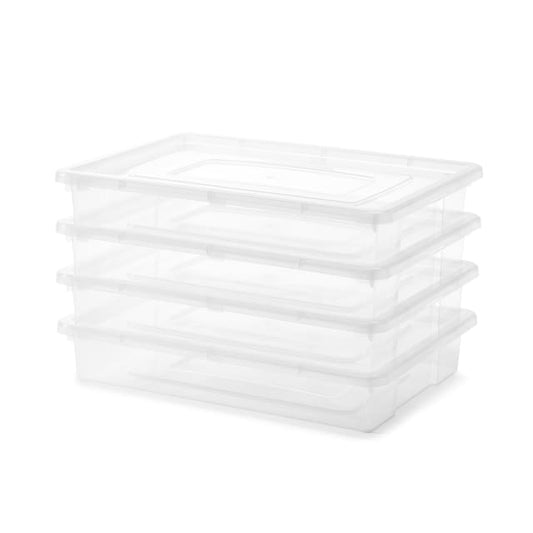 Set of 4 5L Storage Box with Lid