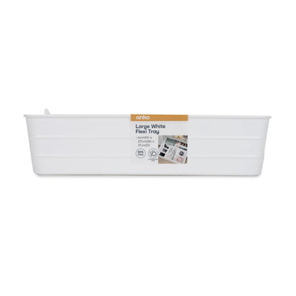 Large Flexy Tray - White