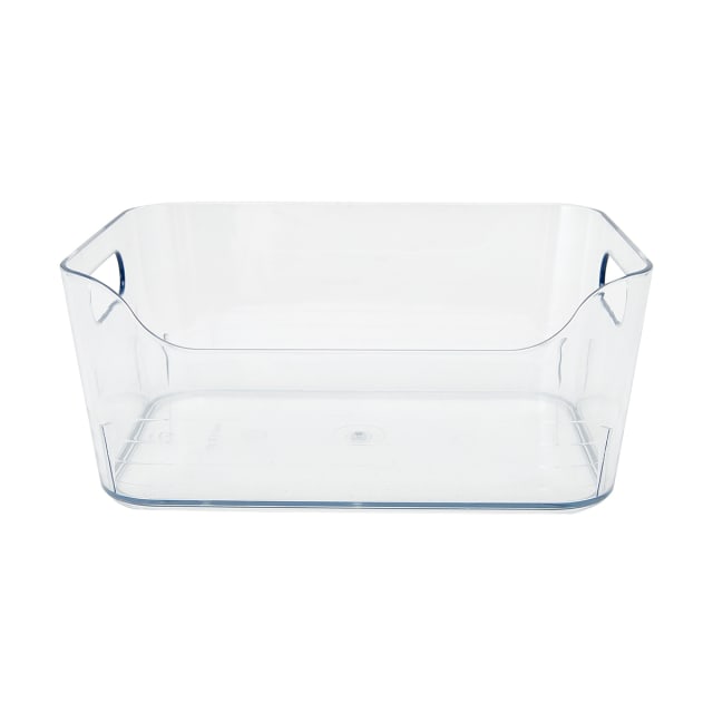 Small Cut Out Edge Storage Tub - Clear