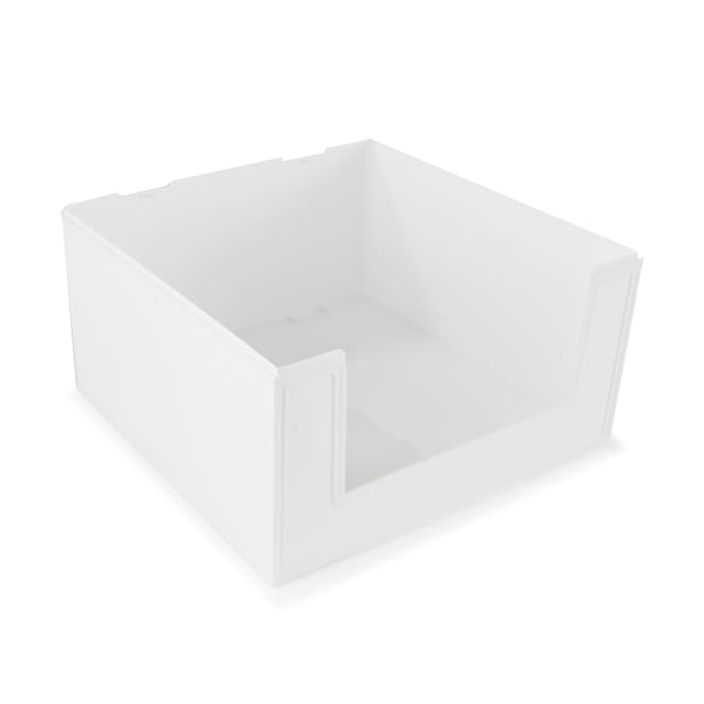 28.5L Modular Open Front Stackable Bin - White