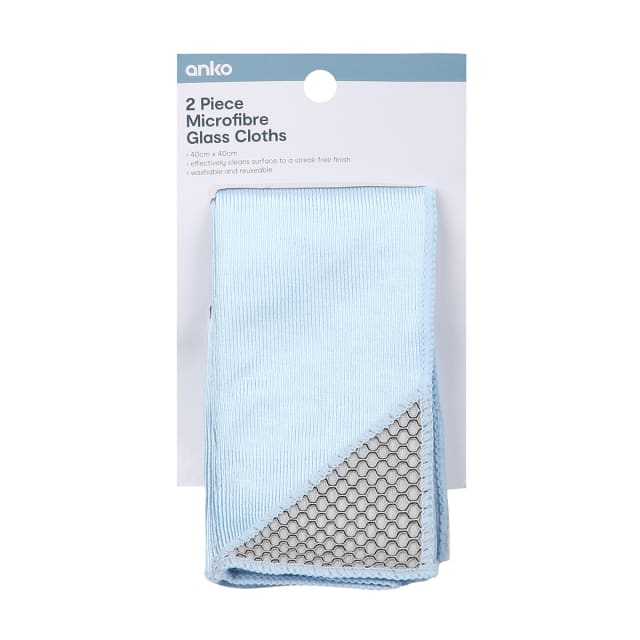 Microfibre Glass Cloth - Set of 2