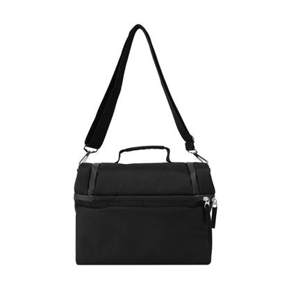 Black Insulated Large Lunch Bag