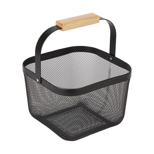 Wire Mesh Basket - Black