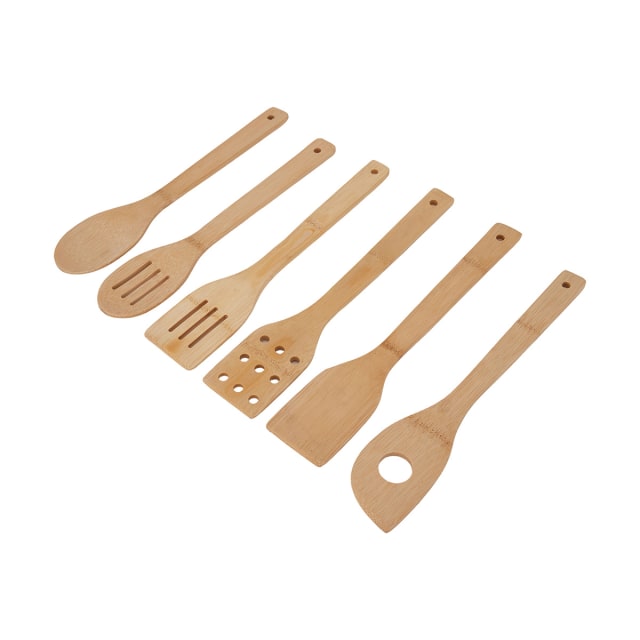 6 Bamboo Utensils