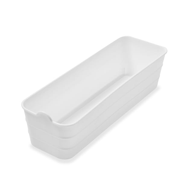 2 Pack Narrow Flex Trays - White