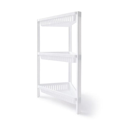 3 Tier Plastic Corner Shelf