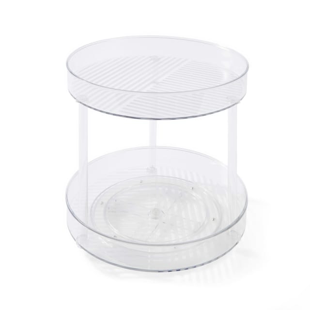 Clear 2 Tier Turntable