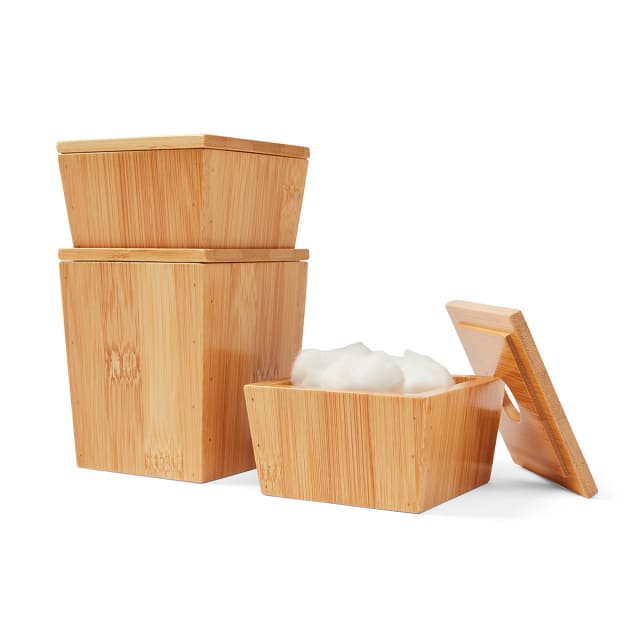 Set of 3 Bamboo Organisers