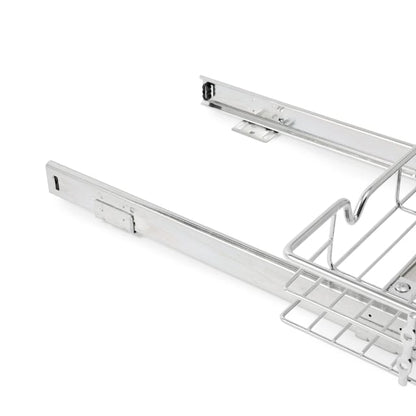 2 Tier Pull Out Chrome Organiser