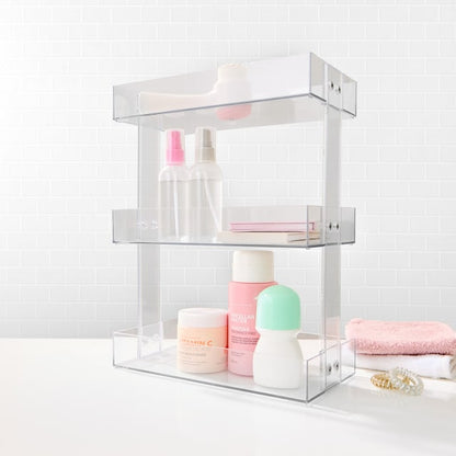 Modular 3 Tier Skincare Shelf