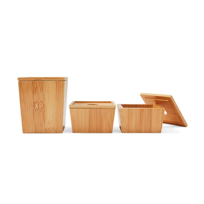 Set of 3 Bamboo Organisers