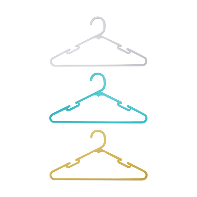 12 Pack Kids Plastic Hangers