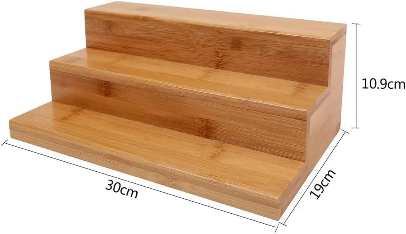 Bamboo Spice Rack Organizer 3 Tier 