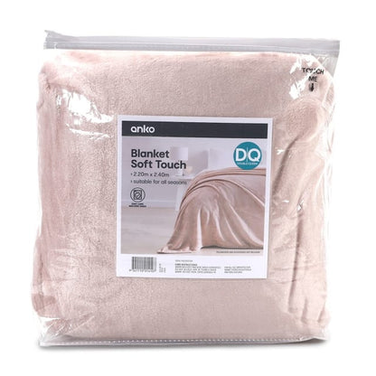 Soft Touch Blanket - Double/Queen Bed, Musk