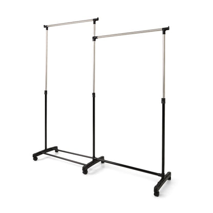 Dual Opening Garment Rack - Black