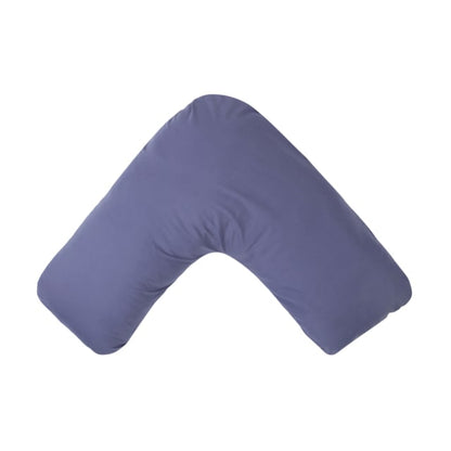 180 Thread Count U-Shape Pillowcase - Mid Blue