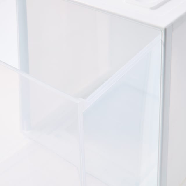 Square Large Modular Storage Drawer - White